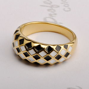 Bague en forme de damier avec un grand cœur en acier inoxydable Bague chevalière <span class=keywords><strong>Tai</strong></span> Chi Yin Ying Yang Bijoux de mode pour femmes <span class=keywords><strong>Moi</strong></span> - Product Image 5