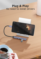 LDNIO-Estación de acoplamiento tipo C, adaptador de concentrador 4 en 1 a 1, 2 puertos USB, USB 2, USB 2, USB 2, USB 2, USB 2, Hub Usb para Mac Book y Pc, 1, 2 en 1, 2 en 1