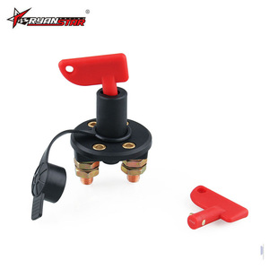 Interrupteur <span class=keywords><strong>de</strong></span> déconnexion <span class=keywords><strong>de</strong></span> batterie Ryanstar, rotatif à 2 trous, pour motos, véhicules électriques, voitures - Product Image 1