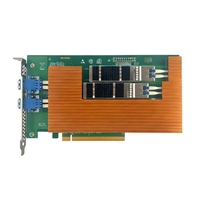 Adaptateur Ethernet PCI-E X8 à double port optique haute performance 100 Gb/s, carte réseau monomode avec puce Intel E810-CAM2