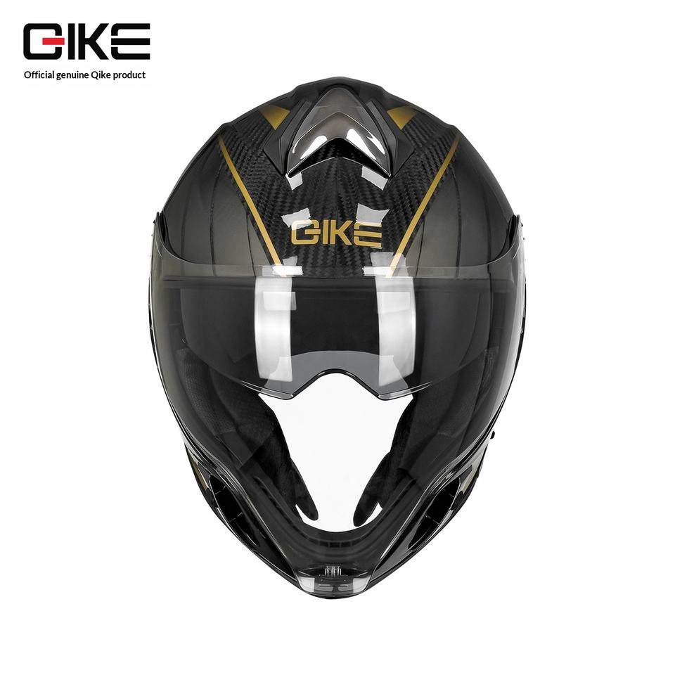 Carbon-fiber Full-face Motorcycle Helmet Large Rear Spoiler for ...