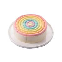 Pastel de Mousse de Chocolate Siyu Shape, Pasteles Congelados de Venta Caliente, Sabor a Frutas Dulces, Certificado HACCP ISO HALAL, 950g, 12 Meses de Caducidad
