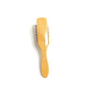 Gli uomini di Legno Pettine Detangle Spazzola Per Capelli Cuscino di Lusso Pianura di Capelli Rotonda <span class=keywords><strong>Angelo</strong></span> Pennello - Product Image 2