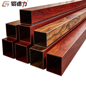 อลูมิเนียมโปรไฟล์ 100x100 ผิวไม้ อลูมิเนียมคาร์เร  ท่ออลูมิเนียมสี่เหลี่ยม  6061 T6 7075 ท่ออลูมิเนียมสี่เหลี่ยม - Product Image 1