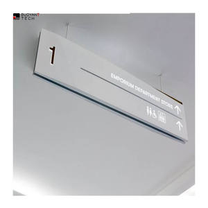 กล่องไฟโฆษณาเหล็กแขวนกลางแจ้งและในร่มที่กำหนดเองได้สัญลักษณ์ทางสถาปัตยกรรมสนามบินการค้นหาการระบุอาคาร - Product Image 4