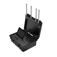 Détecteur de drone portable 10 km Fonctionne en mode hors ligne Positionnement Opérateur pilote Détection de signal Dispositif H1C