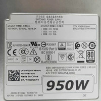 Alimentation électrique 950W pour Dell T5820 T7820 T7920 AC950EF-00 H950EF-00 D950EF-00 0WGCH4 WGCH4 CXV28