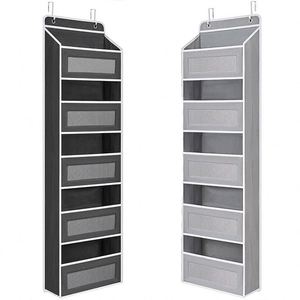 Excellent Quality <b>Hanging</b> <b>Storage</b> Bag Linen Material 22L-30L Capacity Eco-Friendly Visible Hook Versatile 5 Layers <b>Wall</b>-mounted - Product Image 1