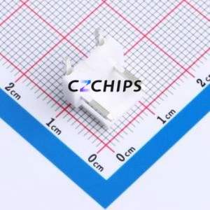 XD-VH-3A2W Wire-to-Board Pin Header Bent Lead Through Hole,P=3.96mm Connector 1x2P 3.96mm Right Angle Insert VH - Product Image 1