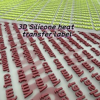 Étiquettes personnalisées en vinyle thermocollantes, patchs logo 3D en silicone et autocollants thermocollants pour T-shirts, sweats à capuche et vêtements OEM ODM