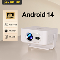 Proyector Portátil Magcubic Overseas Stock HY300Max con Enfoque Automático, 200ANSI, WiFi6, Compatible con 8K HD, Cine en Casa y al Aire Libre
