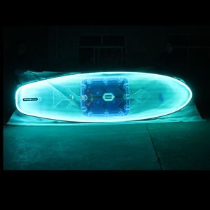 กระดานพายเรือคายัคใสอุปกรณ์โต้คลื่นน้ำพร้อมไฟ LED - Product Image 3