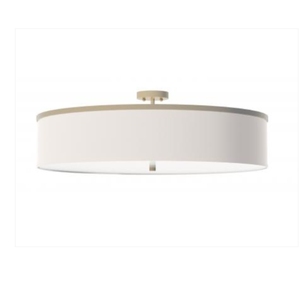 square Shape Acrylic White Color <b>Ceiling</b> Lamp with Cross Brushed Nickel Decor for Home Decor - Product Image 2