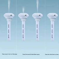 Humidificateur portable à longueur réglable, mini diffuseur d'huiles essentielles avec lumière, humidificateur à ultrasons à brume fraîche pour la maison, le bureau et les voyages