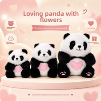 Poupée émotionnelle IA ChatGPT Édition Internationale Huahua, adorable peluche réaliste en forme de panda, rembourrée en coton PP, 14 ans, boîte couleur