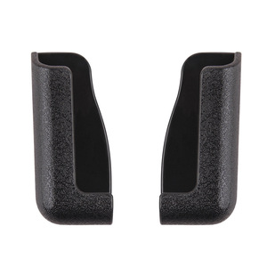 Car Phone Holder Rear Seat Adhesive Adjustable Width Universal PVC <b>Black</b> Pair - Product Image 4