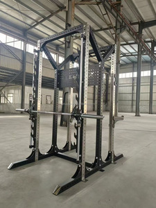 Machine Smith Modulaire Intégrée à Combinaison Libre, Fourniture d'Usine, Rack Extensible en Acier Épais 75*75, Équipement de Fitness pour Salle de Sport - Product Image 1