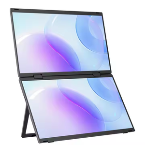 18.5นิ้ว FHD dual Triple Screen Display จอ LCD 1080P พับได้สำหรับแล็ปท็อปเล่นเกมจอภาพแบบพกพา - Product Image 1