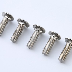 Vis de fixation en acier inoxydable à tête plate, filetage non standard, grade 8.8, zinguées, pour cheminée de câbles et étagère - Product Image 3