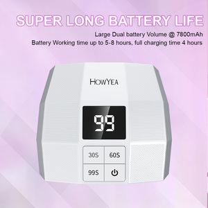 Bezaubernde wiederauf ladbare Twilight Color Nagel lampe UV-<span class=keywords><strong>LED</strong></span>-Lampe Schnur lose tragbare profession elle Salon Nagel Gel Polish Trockner - Product Image 2