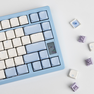 لوحة مفاتيح منخفضة المظهر Chilkey ND75 LP <span class=keywords><strong>LCD</strong></span> لوحة مفاتيح لاسلكية للألعاب RGB من الألومنيوم - Product Image 2