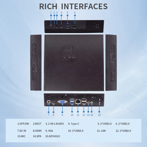 Sharerdp siêu điện năng thấp Mini PC Intel Celeron N2840 n2810 N2830 CPU <span class=keywords><strong>DDR3</strong></span> lõi kép HD dp kép hiển thị Thin Client Mini PC giá - Product Image 3