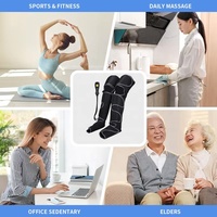 Masseur électrique à compression d'air pour les jambes entières avec chaleur pour la circulation, le soulagement de la douleur et la relaxation musculaire