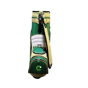 Chengsheng 2024 nuovo stile all'ingrosso OEM/ODM Tour borsa da Golf personalizzata bianca in pelle PU impermeabile borse per il personale di Golf con Logo per gli uomini