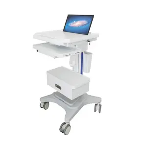 Chariot médical ABS, chariot d'ordinateur mobile, pour hôpital,