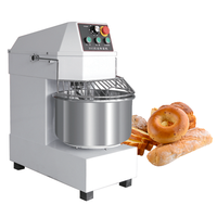 Nouveau Pétrin Électrique Commercial à Spirale - Haute Productivité 1500W 20L Multifonctionnel Double Vitesse Fréquence Variable pour Farine