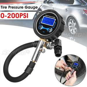 เครื่องเติมลมยางรถยนต์อเนกประสงค์ 200PSI พร้อมเกจวัดแรงดันดิจิตอล หัวเติมลม และสายลม - Product Image 2