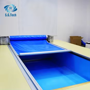 Water Crown Reinforced <b>Vinyl</b> PVC Pool Cover Heat Preservation Pool Accessories for Hotel - Product Image 4