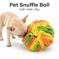 HHpet Wizlet Colorful, balle de jeu interactive pour chien, puzzle olfactif, balle d'intelligence pour l'entraînement des chiens