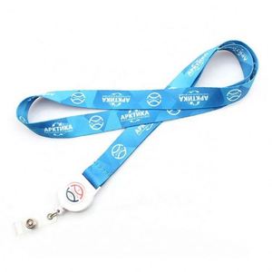 Cordón para yoyo personalizado por sublimación con carrete para credencial, impresión offset, hecho de poliéster duradero - Product Image 4