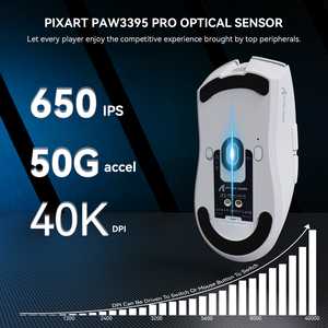 Souris ATTACK SHARK X1, souris ATTACK SHARK, capteur de jeu PixArt PAW3395PRO, articles en vrac, souris de jeu, site Web d'achat en ligne Alibaba - Product Image 4