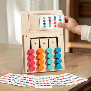 Juego <span class=keywords><strong>de</strong></span> Madera Montessori para Combinar Colores, Juguete Educativo, Pensamiento Lógico, Entrenamiento Creativo para Niños, Desarrollo <span class=keywords><strong>de</strong></span> la Inteligencia - Product Image 3