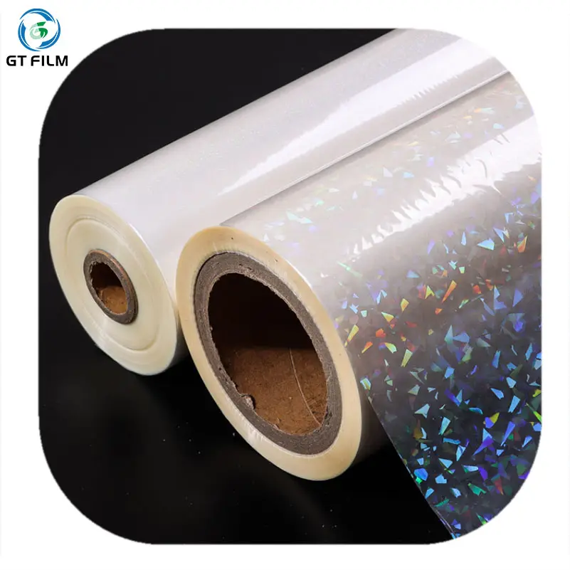 PET Rainbow film For packaging and decoration Red and blue rainbow color film