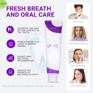 Dentifrice à la menthe probiotique, blanchissant les dents, anti-plaque, haleine fraîche longue durée, entrepôt américain - Product Image 3