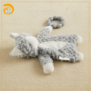 Recién llegado Animal recién nacido manta de seguridad encantadora bebé <span class=keywords><strong>dormir</strong></span> toalla calmante edredón juguete suave manta de seguridad para bebé - Product Image 3