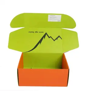 Precio de fábrica OEM doble cara impresión offset caja de envío de papel corrugado