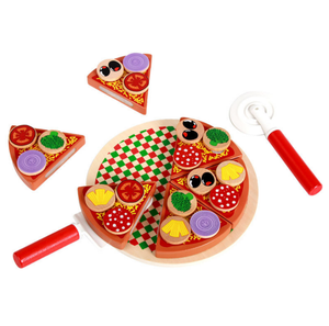 <span class=keywords><strong>Cuisine</strong></span> éducative <span class=keywords><strong>et</strong></span> nourriture ensemble <span class=keywords><strong>de</strong></span> <span class=keywords><strong>pizza</strong></span> en bois jouets <span class=keywords><strong>de</strong></span> jeu pour enfants d'âge préscolaire - Product Image 5