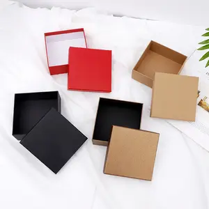 2022 Wholesale Perfume Gift Box Black Gift boxes with Lids For Lipstick Cosmetic Cases Embalaje Regalo