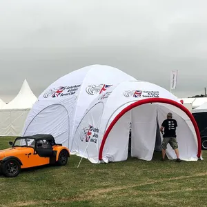 Publicidad al aire libre 4 Patas carpa de araña inflable dosel inflable Gazebo marquesina tienda de fiesta para promoción