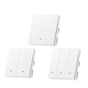 Cheapest eWeLink Alexa Google Voice Control 1/2/3 Gang Smart Switch Home Wifi RF Smart Switch No Neutral Wire Required