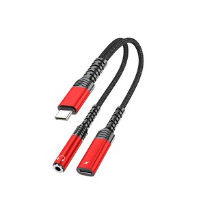 Typ-C zu 3,5mm <span class=keywords><strong>Audio</strong></span>-Splitter-Adapter 2-in-1-Kabel C - Product Image 1