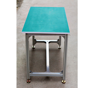 Equipo de Línea de Ensamblaje con Banco de Trabajo de Perfil de Aluminio Industrial, Marcos Personalizables con Superficie Verde y Protección - Product Image 4