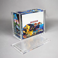 Boîte de présentation empilable anti-poussière en acrylique magnétique résistant aux UV pour boîte de booster Elite Trainer Box Pokémon TCG, protège-cartes