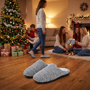 Pantofole <span class=keywords><strong>Ortopediche</strong></span> ERGOfoot da <span class=keywords><strong>Donna</strong></span>, Morbide, per Fascite Plantare, con Supporto Arco Plantare, in Pile Sherpa, Soletta Rimovibile in Lana, Punta in Gomma - Product Image 6