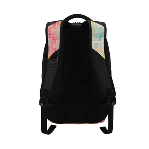 Đầy Màu sắc kẻ sọc PVC sinh viên ba lô, thời trang không thấm nước và trọng lượng nhẹ túi đi học với dây kéo cho cô gái tuổi teen - Product Image 6