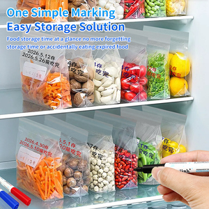 듀얼팁 저온 마커 펜, 냉장고 및 냉동고 포장용 마커 펜, 방수, 속건성 및 내냉성 - Product Image 2